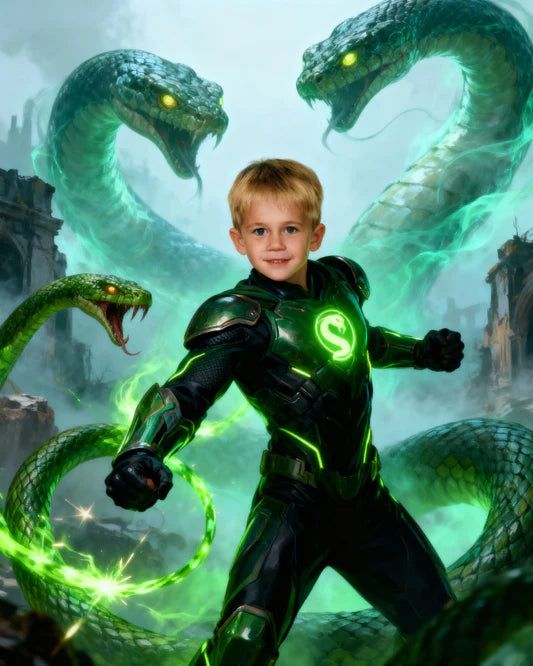 ๐ Green Serpent Hero