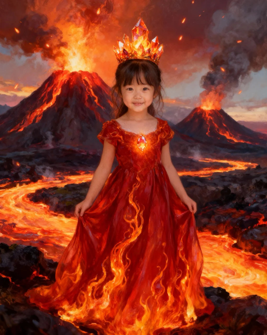 ๐ Volcano Princess