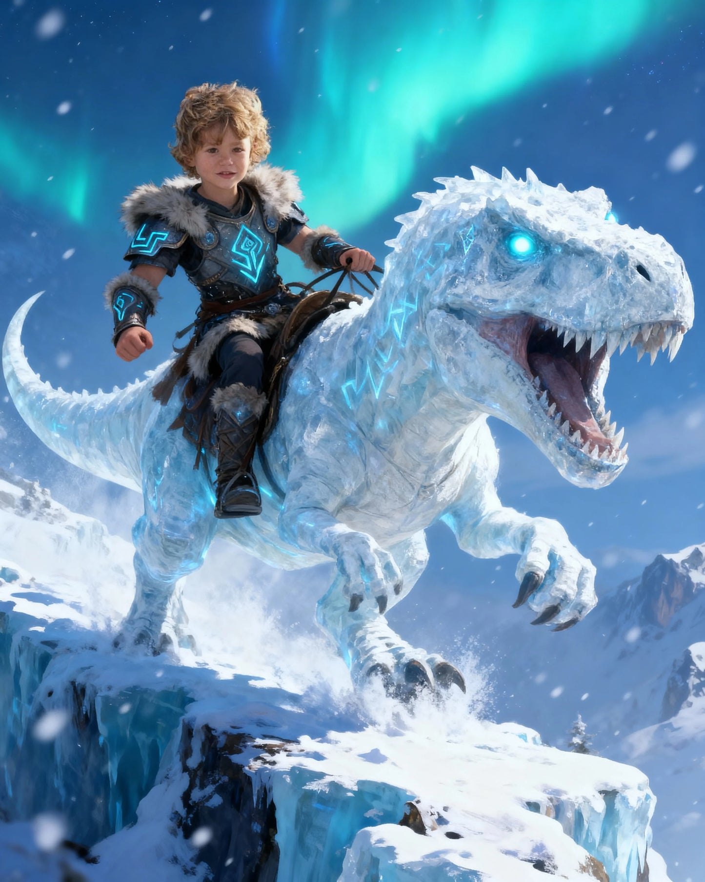 🦖 Ice T-Rex Rider