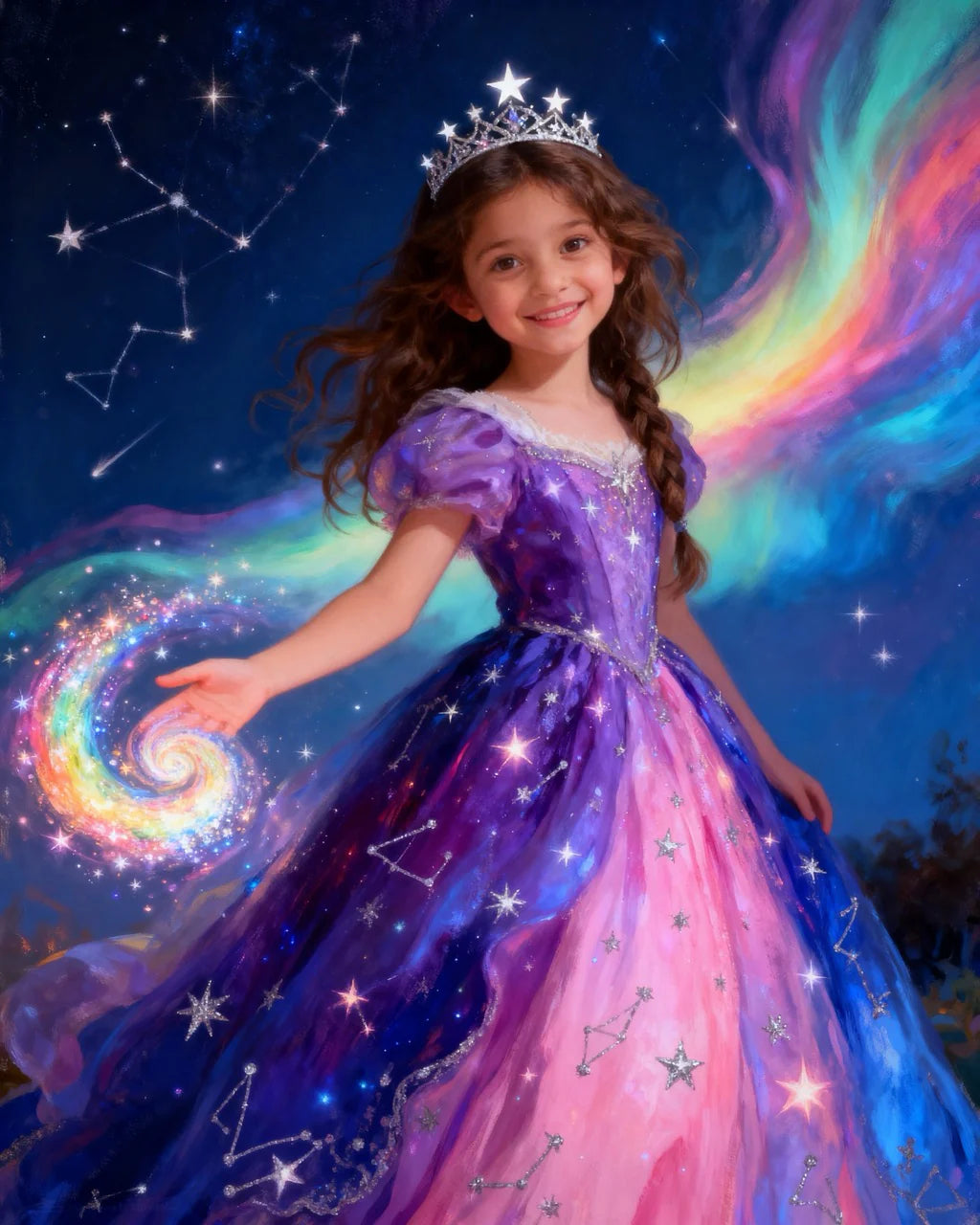 🌌 Rainbow Star Princess