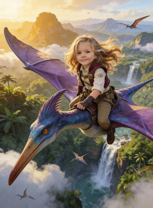 🦖 The Flying Dino - Girl